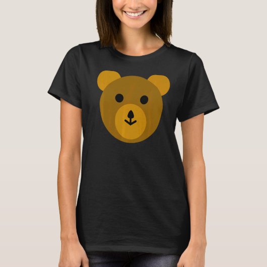 Süßer Brauner Bär Teddybär T-Shirt (Vorderseite)