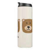Süßer brauner Bär Thermosbecher (Nach rechts gedreht)