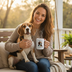 Süßer Brauner Beagle Personalisieren Kaffeetasse