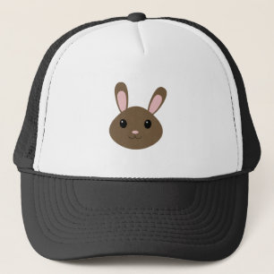 Süßer brauner Hase Truckerkappe