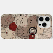 Süßer brauner Teddybär iPhone-Hülle 🐻📱 – Weich, Case-Mate iPhone Hülle (Rückseite (Horizontal))