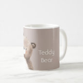 Süßer brauner weißer Teddybär Kaffeetasse (VorderseiteRechts)