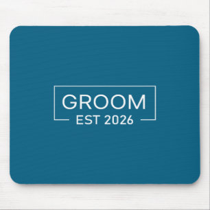 Süßer Bräutigam hat Hochzeitsengagement Mousepad
