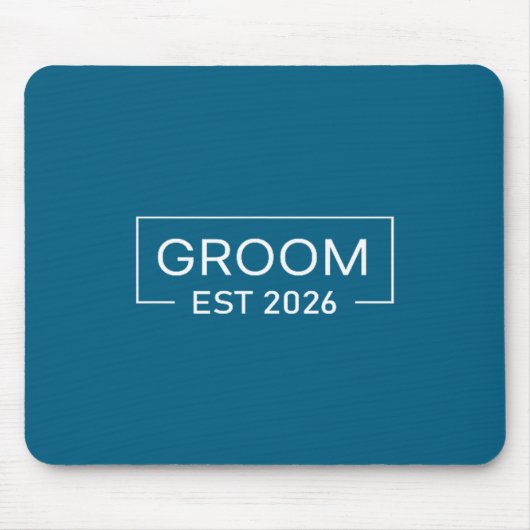 Süßer Bräutigam hat Hochzeitsengagement Mousepad (Vorne)