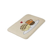 Süßer Brot-heiße Schokoladen-Pan dulce Mexikaner Badematte (Schrägansicht)