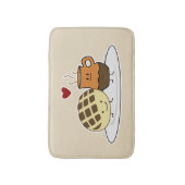 Süßer Brot-heiße Schokoladen-Pan dulce Mexikaner Badematte (Vorderseite Vertikal)