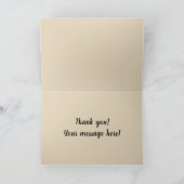 Süßer Brot-heiße Schokoladen-Pan dulce Mexikaner Dankeskarte (Innenseite)