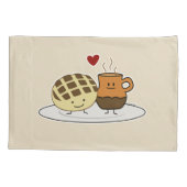 Süßer Brot-heiße Schokoladen-Pan dulce Mexikaner Kissenbezug (Rückseite)