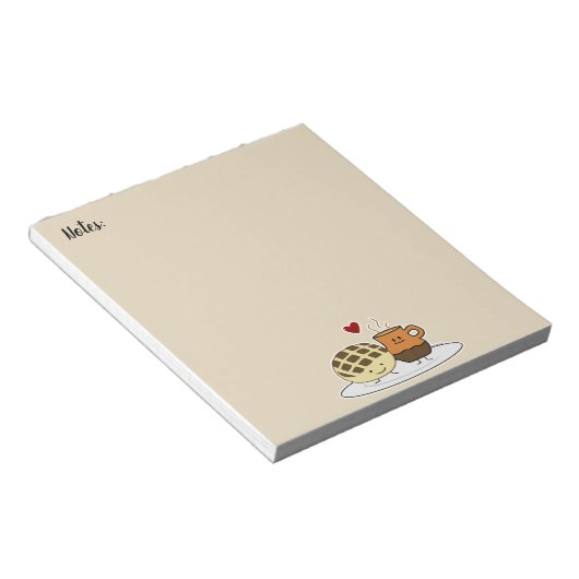 Süßer Brot-heiße Schokoladen-Pan dulce Mexikaner Notizblock (angewinkelt)