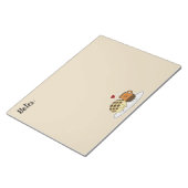 Süßer Brot-heiße Schokoladen-Pan dulce Mexikaner Notizblock (angewinkelt)