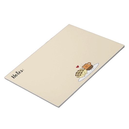 Süßer Brot-heiße Schokoladen-Pan dulce Mexikaner Notizblock (angewinkelt)