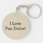 Süßer Brot-heiße Schokoladen-Pan dulce Mexikaner Schlüsselanhänger (Rückseite)