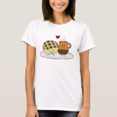 Süßer Brot-heiße Schokoladen-Pan dulce Mexikaner T-Shirt (Vorderseite)
