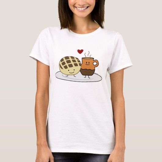 Süßer Brot-heiße Schokoladen-Pan dulce Mexikaner T-Shirt (Vorderseite)