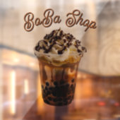Süßer Bubble Tea, Boba-Tee Fensteraufkleber (Blatt 2)