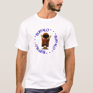 Süßer Büffel mit Beef on Weck und Buffalo Wings T-Shirt