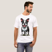 Süßer Bustie-Hund T-Shirt (Vorne ganz)