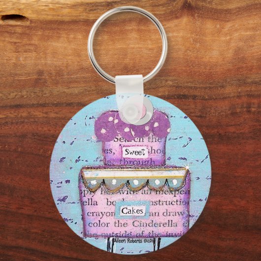 Süßer Cakes Schlüsselanhänger (Vorderseite)