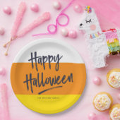Süßer Candy Corn Frohes Halloween Pappteller (Party)