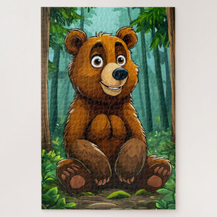 Süßer Cartoon-Bär Puzzle