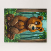 Süßer Cartoon-Bär Puzzle (Horizontal)