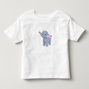 Süßer Cartoon-Elefant – Bezaubernder Lustiger Elef Kleinkind T-shirt