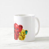 Süßer Cartoon-Elefant Kaffeetasse (VorderseiteRechts)