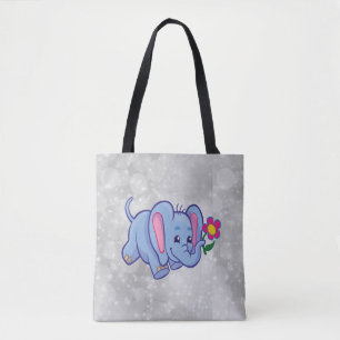 Süßer Cartoon-Elefant Tasche