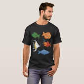 Süßer Cartoon-Fisch T-Shirt (Vorne ganz)