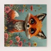 Süßer Cartoon-Fuchs Puzzle (Horizontal)