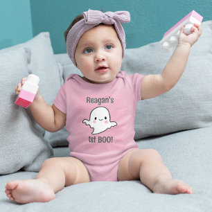 Süßer Cartoon-Geist, Kinder 1. BOO Baby Strampler