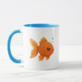 Süßer Cartoon-Goldfisch Tasse (Links)