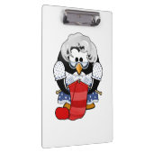 Süßer Cartoon-GroßmutterPenguin Klemmbrett (Rechts)