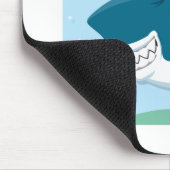 süßer Cartoon-Hai Mousepad (Ecke)