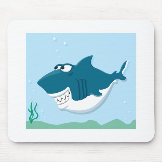 süßer Cartoon-Hai Mousepad (Vorne)