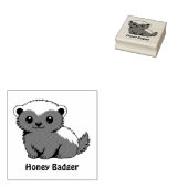 Süßer Cartoon-Honigdachs Gummistempel (Stempel)
