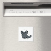 Süßer Cartoon-Honigdachs Magnet (In Situ (Geschirrspüler))