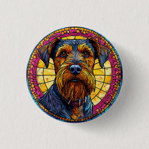 Süßer Cartoon-Hund Button