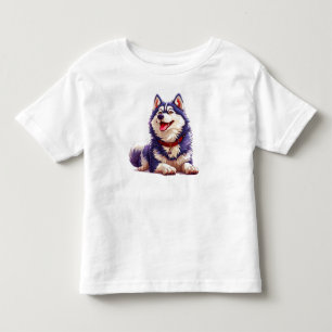 Süßer Cartoon-Hund Kleinkind T-shirt
