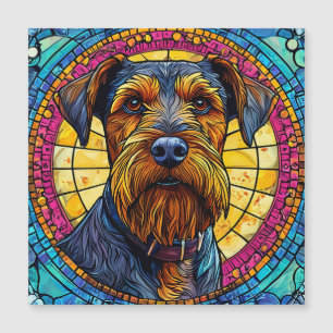 Süßer Cartoon-Hund Magnetkarte