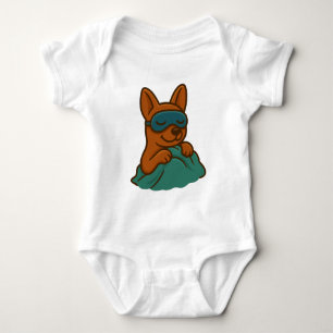 Süßer Cartoon-Hund-Schlaf-Body für Babys Baby Strampler