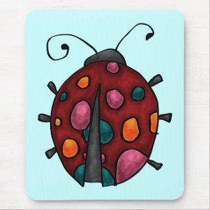 Süßer Cartoon-Marienkäfer Mousepad