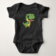 Süßer Cartoon-T-Rex-Dinosaurier-Baby-Body