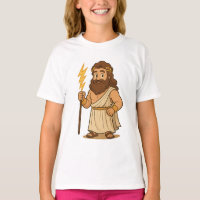 Süßer Cartoon-Zeus – Griechische Mythologie Gott d