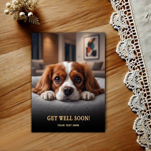 Süßer Cavalier King Charles Spaniel - Gute Besseru Postkarte