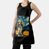 Süßer Cavalier King Charles Spaniel Hund Halloween Schürze (InSitu)