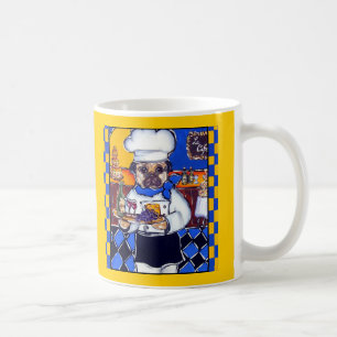 Süßer Chef Pug Kaffeetasse