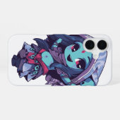 Süßer Chibi-Fantasy-Assassine iPhone 16 Hülle (Rückseite (Horizontal))