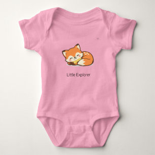 Süßer Chibi-Fuchs-Schlaf-Babys-Body Baby Strampler