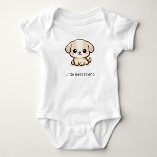Süßer Chibi-Hundebaby-Body - Kleiner bester Freund Baby Strampler